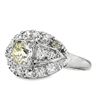 Image 2 : Old European Cut Natural Diamond Cluster Ring