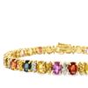 Image 3 : Multi-Color Sapphire and Diamond Bracelet