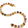 Image 5 : Multi-Color Sapphire and Diamond Bracelet
