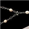Image 7 : Freshwater Pearl & Diamond Lavalier Necklace
