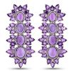 Image 1 : Amethyst & Diamond Earrings