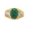 Image 1 : Emerald & Diamond Ring