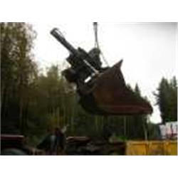 Kallistuva luiskakauha käytetty