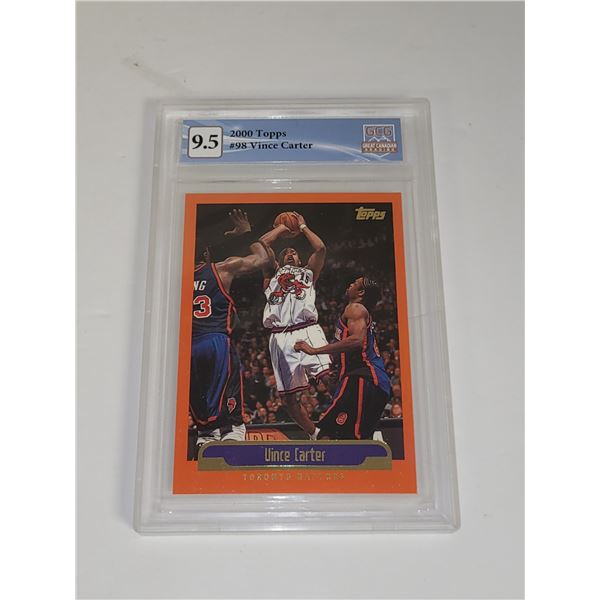 2000 Topps #98 Vince Carter - Graded 9.5