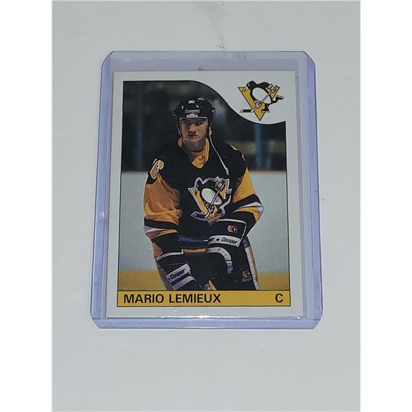 1985 O-Pee-Chee Mario Lemieux #9 Rookie Card - Excellent-Mint Conditon