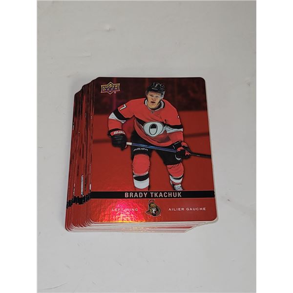 Lot of 2019-2020 Tim Hortons Collecotrs Series Red Hockey Cards