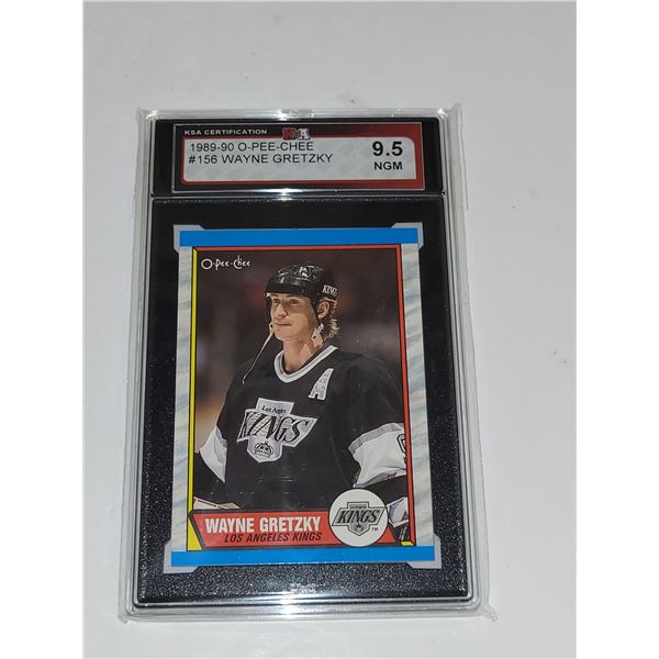 1989-90 O-Pee Chee #156 Wayne Gretzky - Graded 9.5 NGM