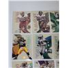 Image 2 : Lot of 9 NFL Transparent Football Cards