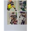 Image 5 : Lot of 9 NFL Transparent Football Cards