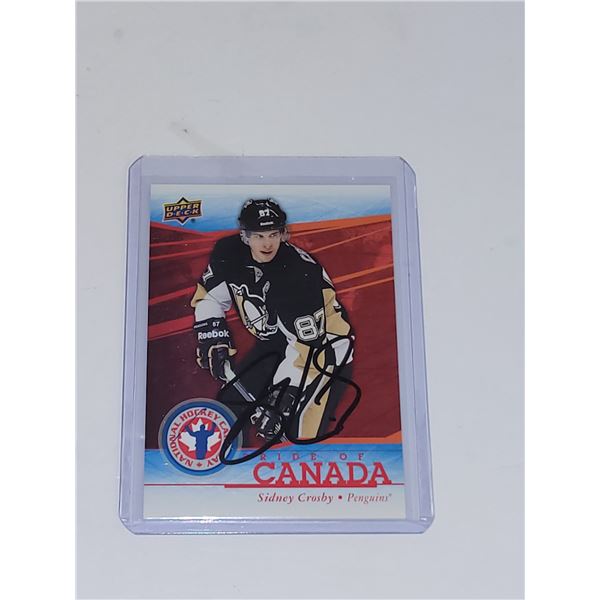 Sidney Crosby Signed Hockey card - Unauthenticated