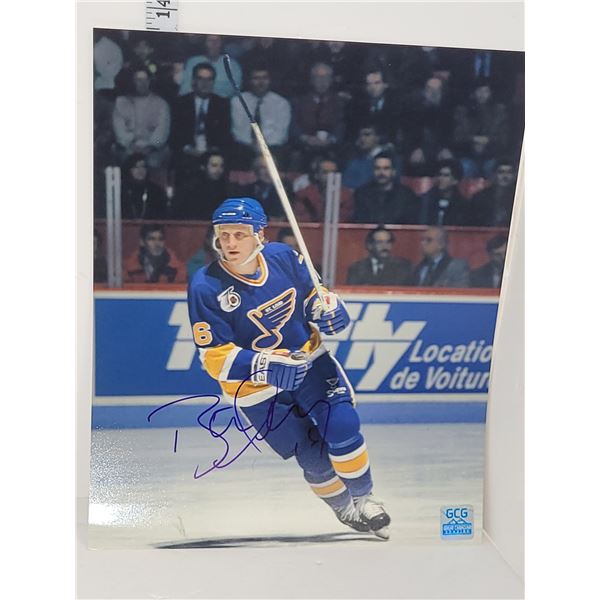 11x14 Signed Brett Hull Photo - Certified
