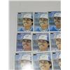 Image 3 : Lot of 9 Jesse Barfield MLB Baseball Cards- Mint