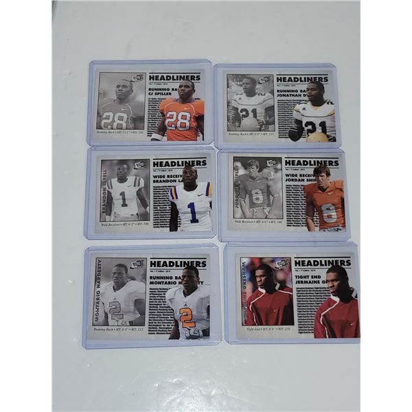 Lot of NFL Football Cards - Mint