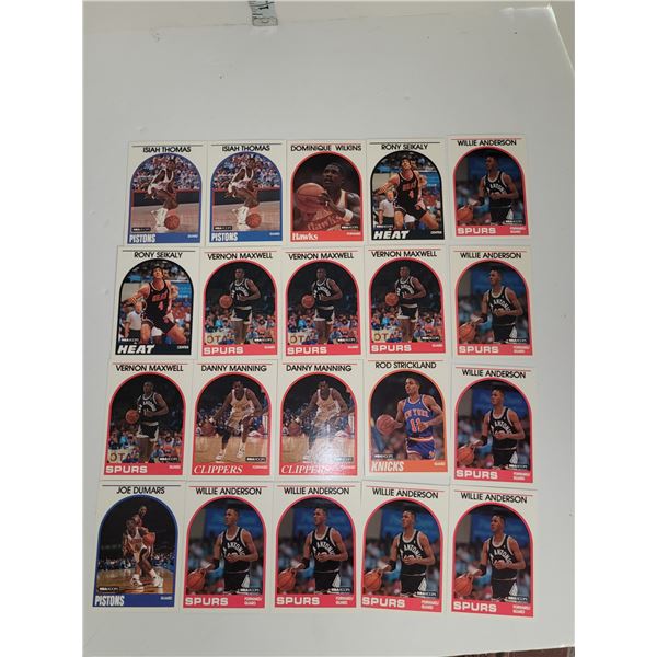Lot of Older NBA Basketball Cards - Mint