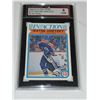 Image 1 : 1982-83 O-Pee-Chee #107 Wayne Gretzky In Action - Graded 6 ENM