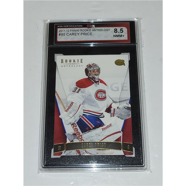 2011-12 Panini Rookie Anthology #85 Carey Price - Graded 8.5 NMM+