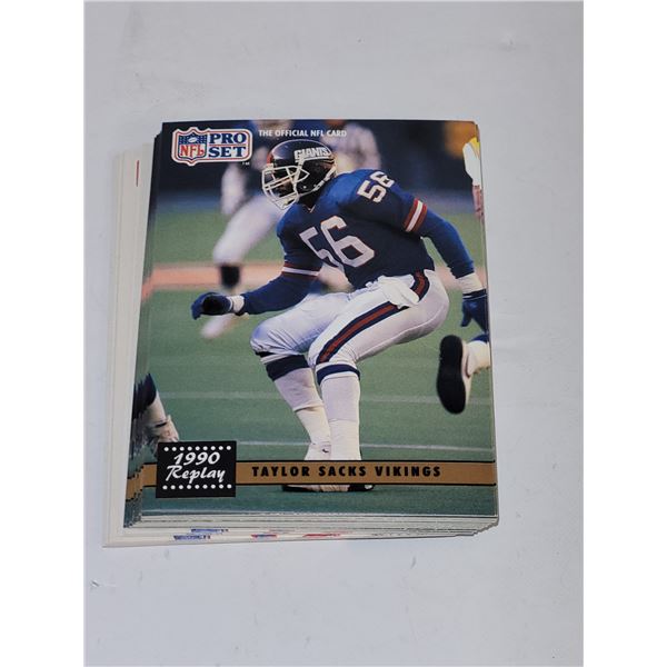 Lot of NFL Football Cards Lawrence Taylor Cards - Mint