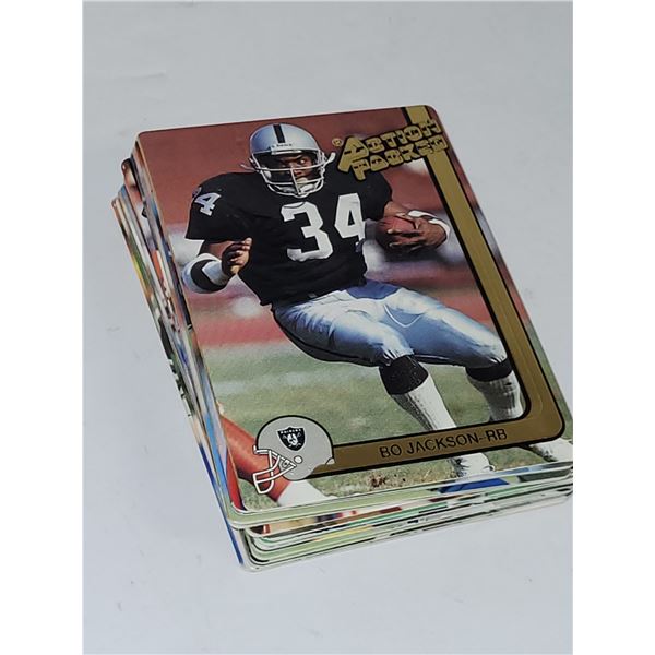 Lot of Hi-Pro Marketing Team NFL Gold Trimmed Edge Football Cards - Mint
