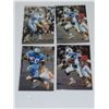 Image 1 : Lot of 4 Select 95' Certified Edition NFL Football Cards - Mint