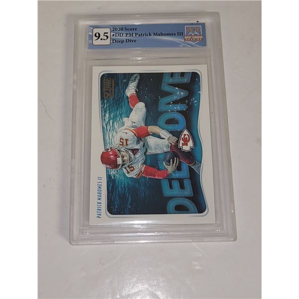2020 Score #DD-PM Patrick Mahomes III Deep Dive - Graded 9.5