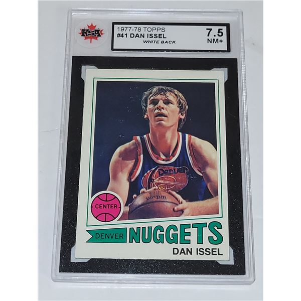 1977-78 Topps #41 Dan Issel White Back - Graded 7.5 NM+