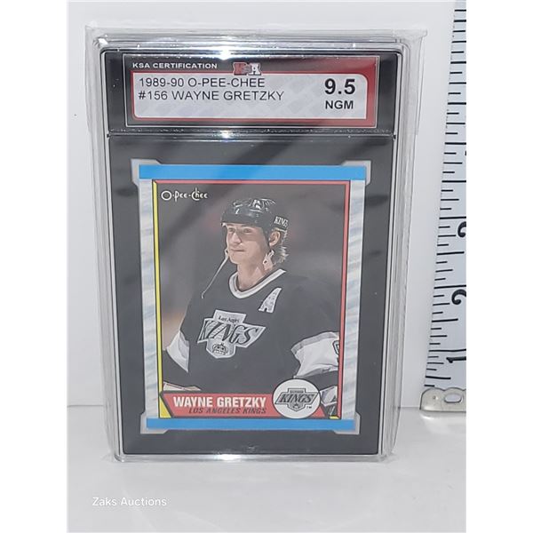 1989-90 O-Pee-Chee #156 Wayne Gretzky - Graded 9.5 NGM