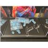 Image 2 : GIANCARLO ESPOSITO SIGNED SIGNED BREAKING BAD BLUE METH DISPLAY (WWOC COA AND PHOTO)