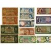Image 1 : Former British Colonies Assortment of Issued Banknotes,  ND (1946) to 1986