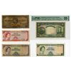 Image 1 : Bahamas, Bermuda, and Jamaica Assortment of Issued Banknotes, 1936 (ND 1947) to L.1960 (1940)