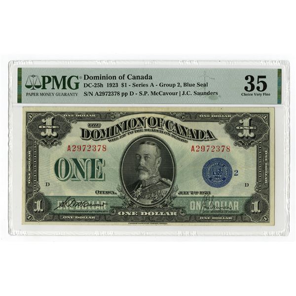 Dominion of Canada, 1923, Issued Banknote