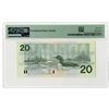 Image 2 : Bank of Canada, 1991, $20, "Printers Essay - Experimental" "DuraNote" Polymer Paper Banknote, Fully