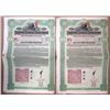 Image 1 : China. Imperial Chinese Government Hukuang Railways, 1911, £20, I/U Sequential Pair of Bonds