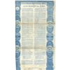 Image 1 : Ecuatorian Provisional Bond or Land Warrant for £100 with Ornate Map of Ecuador on Back.