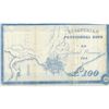 Image 2 : Ecuatorian Provisional Bond or Land Warrant for £100 with Ornate Map of Ecuador on Back.