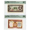 Image 1 : French Indo-China & Japan Issued Banknote Pair, ND (1953)