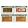 Image 1 : National Bank of Greece, 1923 to 1955, Issued Banknote Quartet