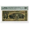 Image 1 : Mexico. Banco de Londres y Mexico, 1909, Issued Banknote with only 3 Graded in the PMG Census.