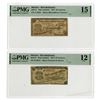 Image 1 : Banco Nacional de Mexico & Banco Mercantil de Veracruz, 1914, Pair of Issued Banknotes