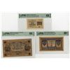 Image 1 : Russia Banknote Trio, 1898 to 1919
