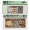 Image 1 : Saudi Arabia & Qatar Issued Banknote Pair, 1968 to 1980s