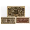 Image 2 : State Treasury Notes & Ukrainian Central Bank, 1918-1942, Issued Banknote Trio