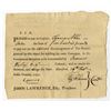 Image 1 : Revolutionary War Pay Table Office Warrant, Check or Promissory Note , February 19th, 1777.