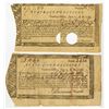 Image 1 : State of Connecticut, 1780 and 1782 Treasury Office "Continental Army" Payment Pair.