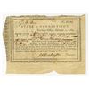 Image 1 : State of Connecticut, 1789 Treasury Office Note for Loan Payable in Spanish Milled Dollars