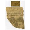 Image 1 : F. Evans, Sutler, 11th Regiment Vermont Volunteers, 10 cents Cardboard Sutler Scrip or Chit. ND (ca.