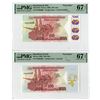 Image 1 : DuraNote, ND (ca.1989-94), Banknote Polymer Paper Test Note Pair