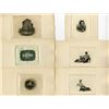 Image 1 : President Lincoln, Bull, Large Building, and Allegorical Large Die Proof Vignette Assortment, ca.188
