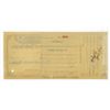 Image 2 : IA. Order of Railway Conductors of North America, ND (1876-1885), Specimen Check or Draft
