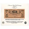 Image 1 : ANA 1992 Bank of Florida $4 Obsolete Reprints of 1843 Banknote.