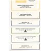 Image 1 : ABNC, Hawaii, 1993 Reprint Proof Stamp Souvenir Card Collection of 5 Sets of 6 Different Proofs.